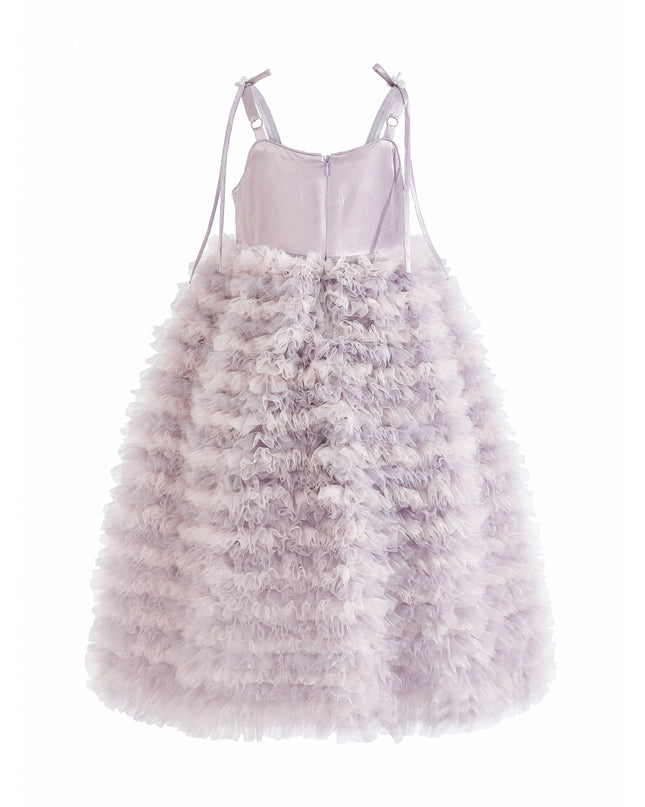 kids atelier tulleen Lavender Liliana Sequin Tulle Dress
