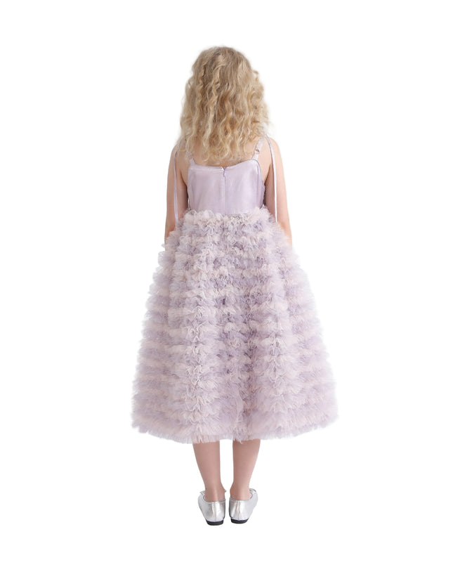 kids atelier tulleen Lavender Liliana Sequin Tulle Dress