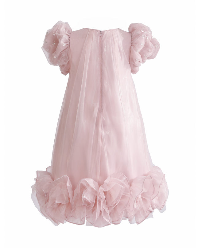 kids atelier tulleen Pink Thalina Ruffle Dress