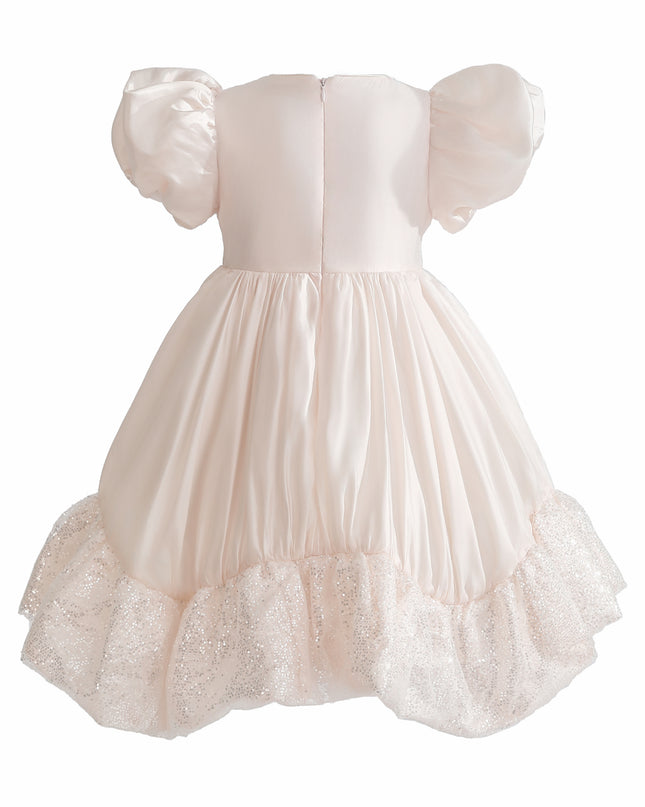 kids atelier tulleen Pink Aurora Glitter Party Dress