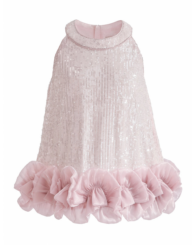 kids atelier tulleen Light Pink Ameliora Ruffle Skirt Set