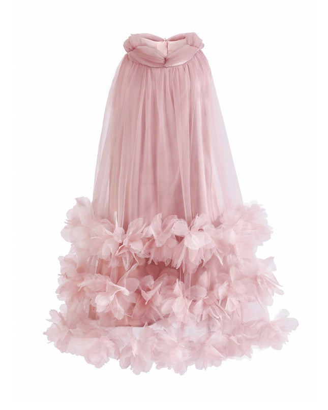 kids atelier tulleen Pink Elaris Floral Gown