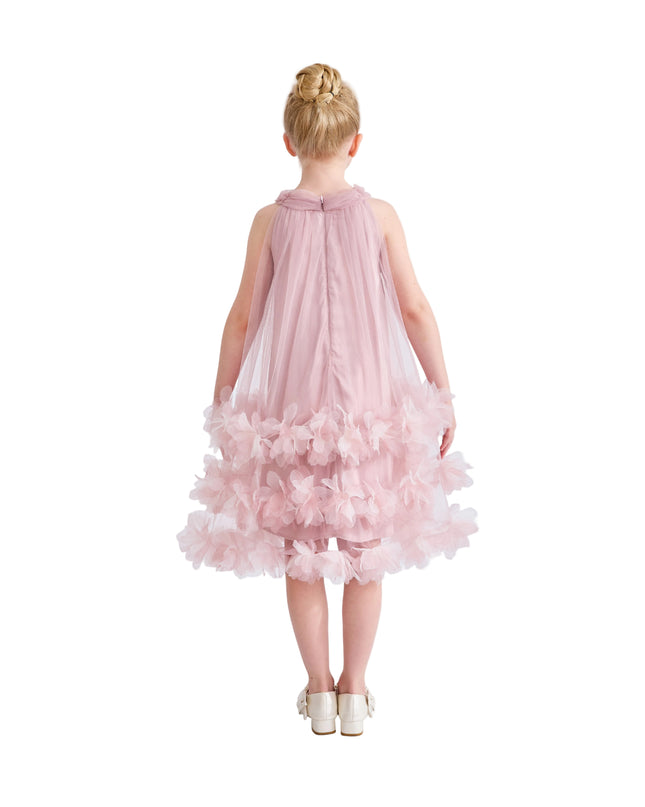 kids atelier tulleen Pink Elaris Floral Gown
