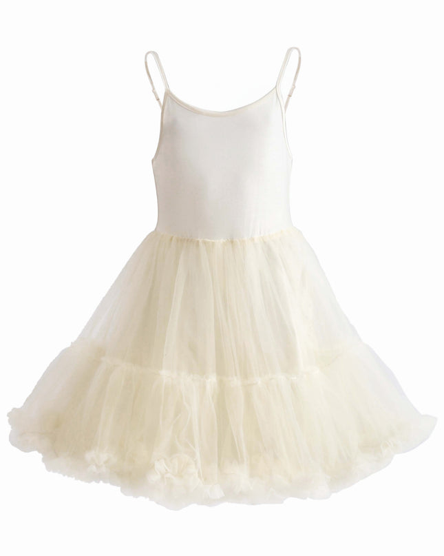 kids atelier tulleen Ivory Amorette Floral Appliqué Top and Dress Set