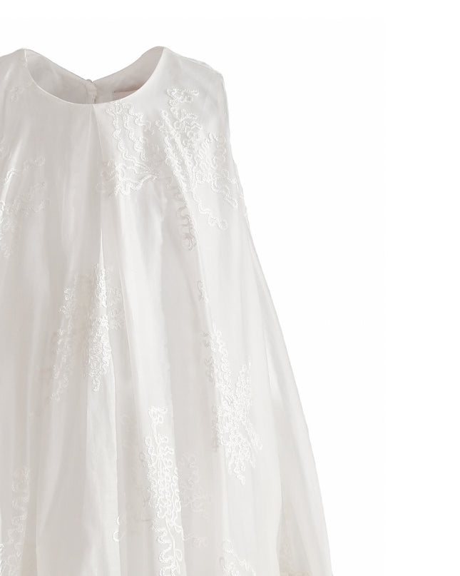 kids atelier tulleen White Marcelline Ruffle Hem Dress