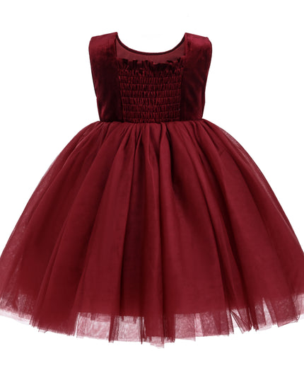 kids atelier tulleen Red Alina Sequin Tulle Dress