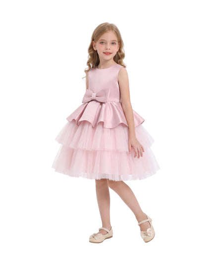 kids atelier tulleen Pink Fabiana Bow Dress
