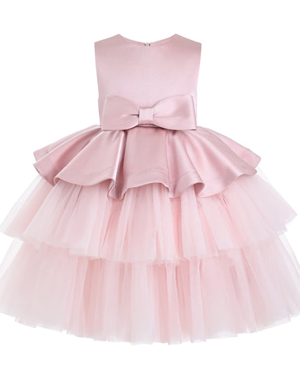 kids atelier tulleen Pink Fabiana Bow Dress
