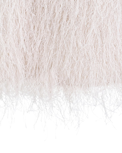 kids atelier tulleen Cream Leonie Feathered A‑Line Dress
