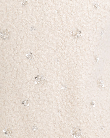 kids atelier tulleen Champagne Tressia Beaded Feather Dress
