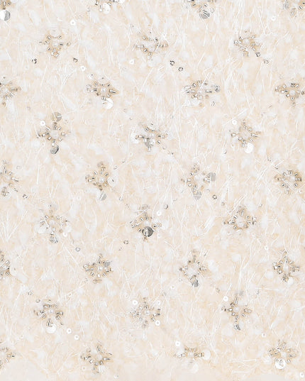 kids atelier tulleen Cream Galina Embellished Ruffle Dress