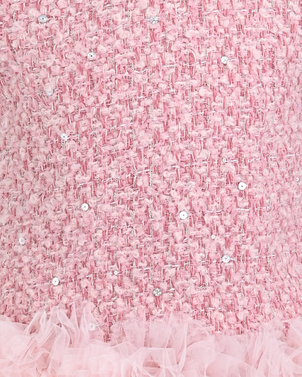 kids atelier tulleen Pink Nayela Sequin Tulle Dress