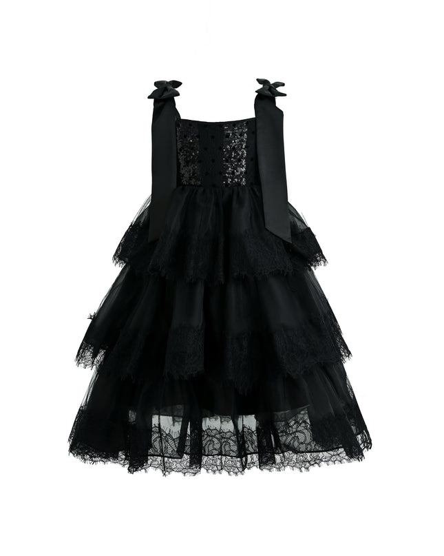 kidsatelier-tulleen-black-ruffle-sleeveless-bow-dress
