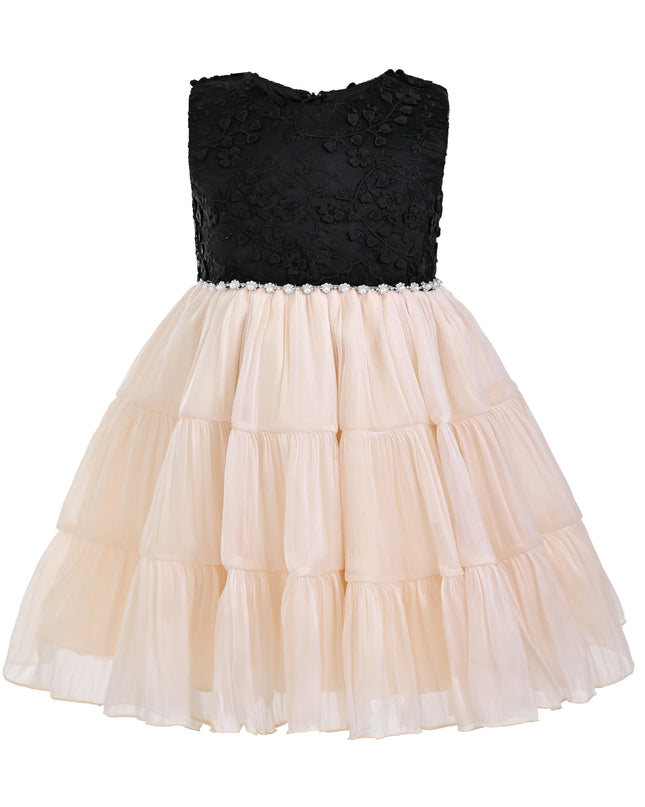 kids atelier tulleen Black Veyona Lace Tulle Dress