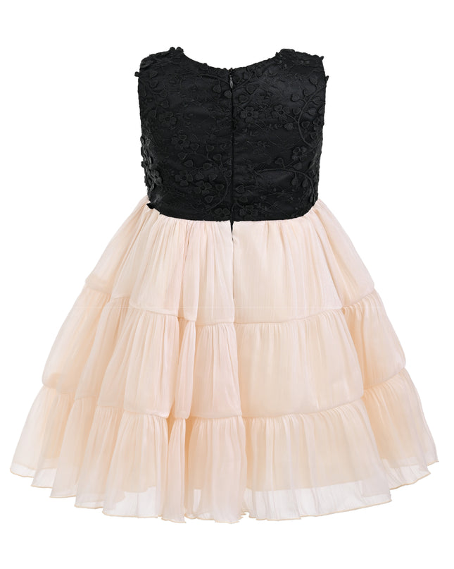 kids atelier tulleen Black Veyona Lace Tulle Dress