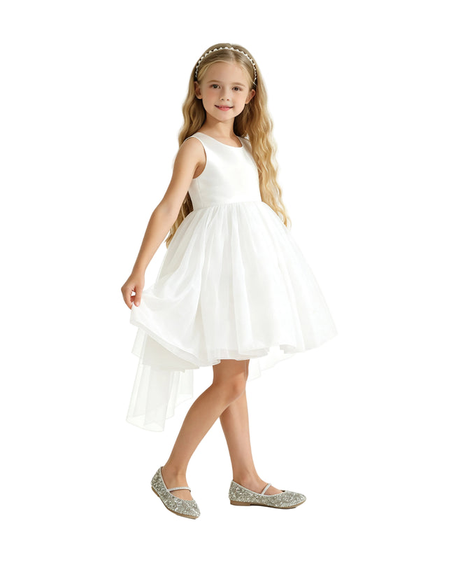 kids atelier tulleen White Hazel Tulle Party Dress