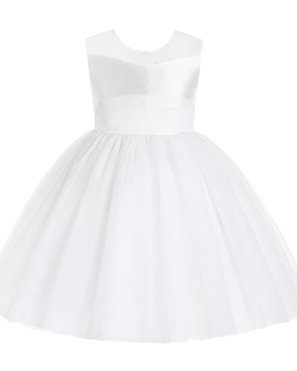 kids atelier tulleen White Hazel Tulle Party Dress
