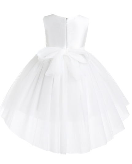 kids atelier tulleen White Hazel Tulle Party Dress