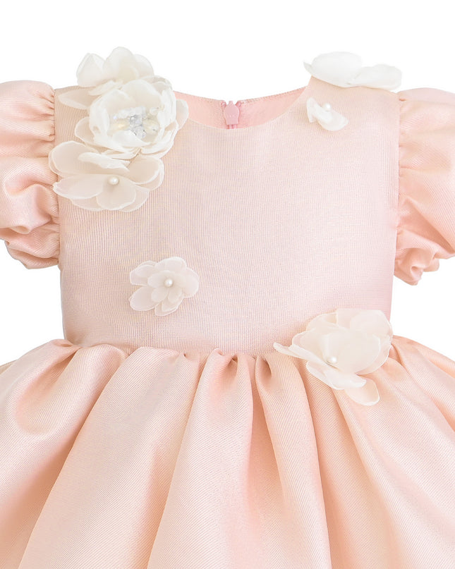 kids atelier tulleen Pink Anabelle Floral Dress