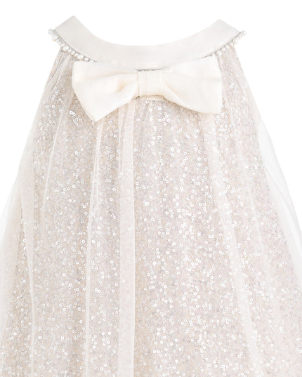 kids atelier tulleen Beige Tansy Petal Cascade Dress