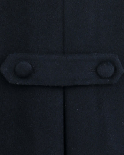 kids atelier tulleen Navy Winter Bow Coat
