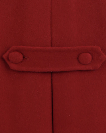 kids atelier tulleen Red Winter Bow Coat