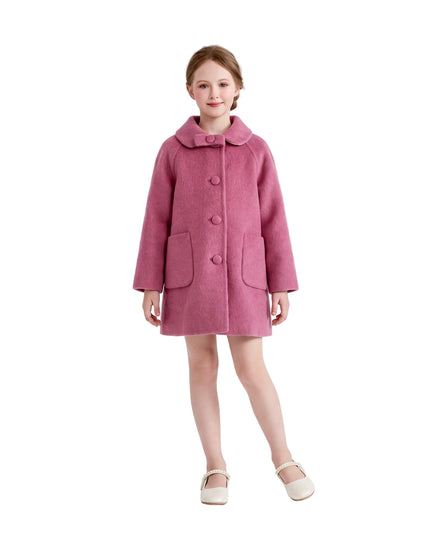kids atelier tulleen Rose Winter Bow Coat