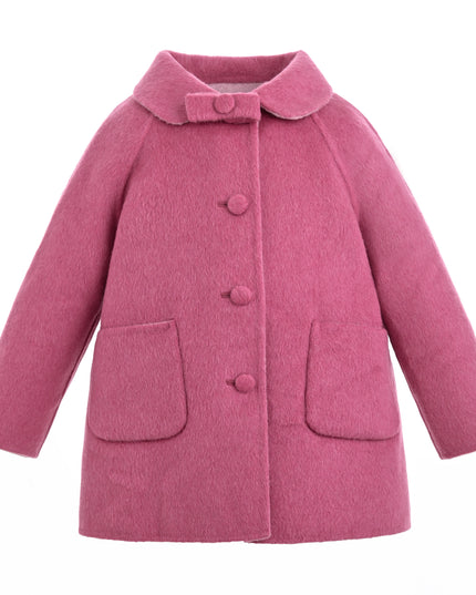 kids atelier tulleen Rose Winter Bow Coat