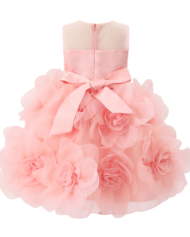 kids atelier tulleen Rose Briellea Embellished Sleeveless Dress