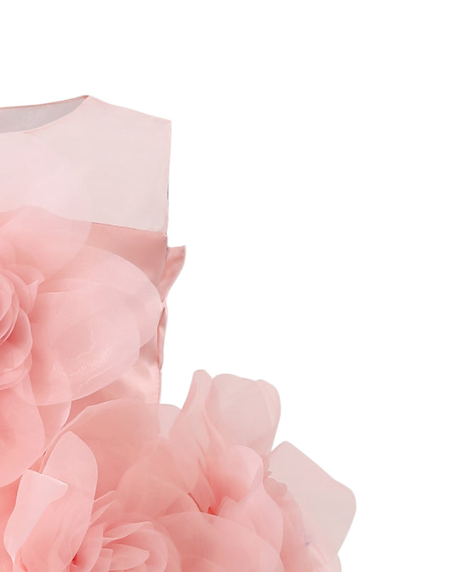 kids atelier tulleen Rose Briellea Embellished Sleeveless Dress