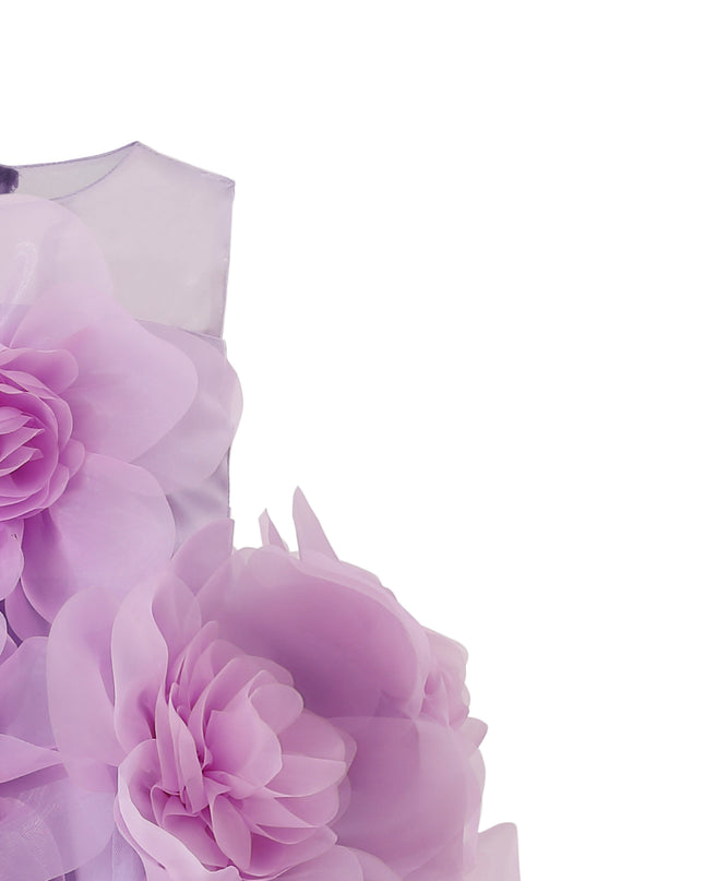 kids atelier tulleen Purple Briellea Embellished Sleeveless Dress