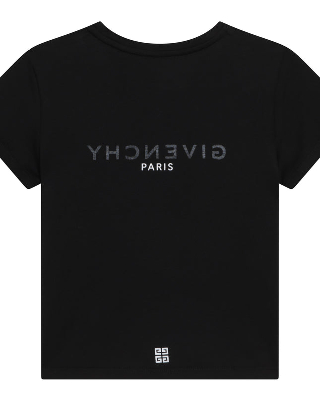 Givenchy-H15296-09B-KG-BLACK-SHORT SLEEVES TEE-SHIRT