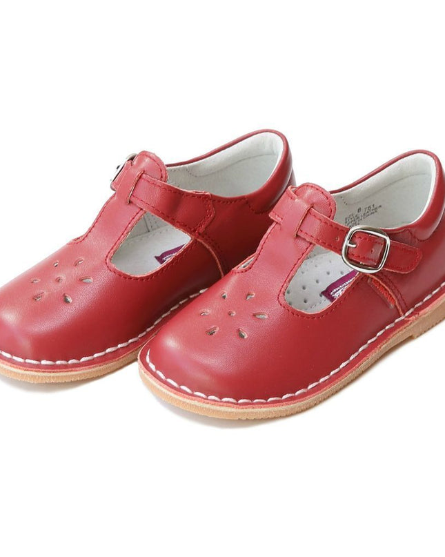 L'AMOUR-751RD-JOY CLASSIC T-STRAP MARY JANE-RED