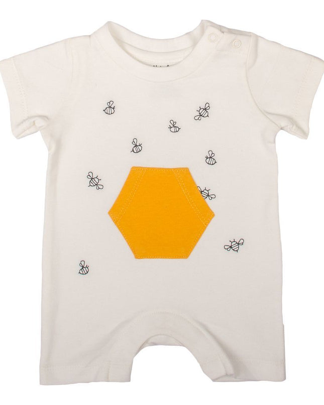 MILK354-BEE HIVE ROMPER