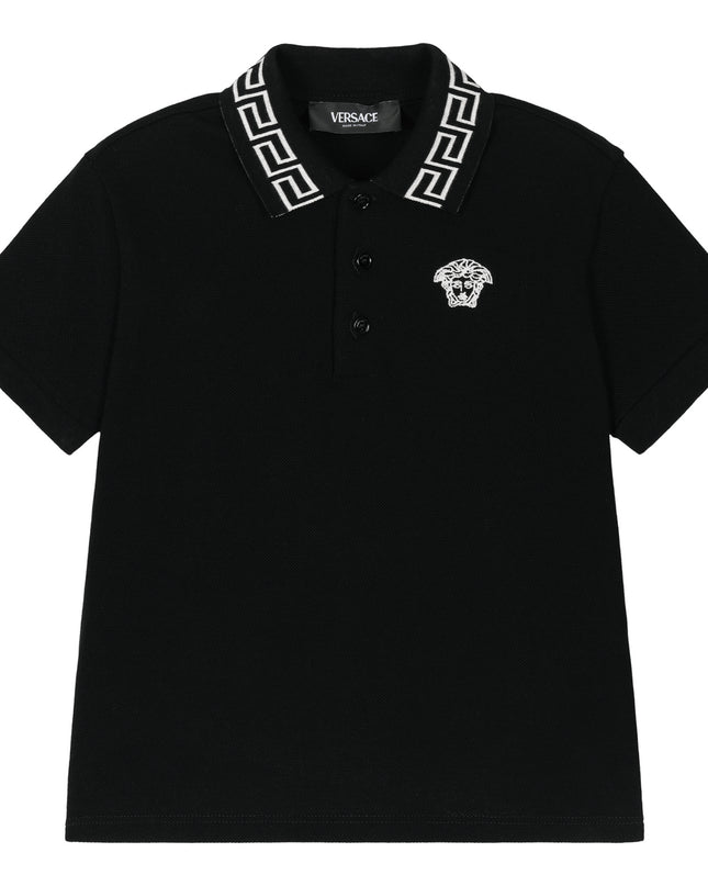 Black Logo Polo