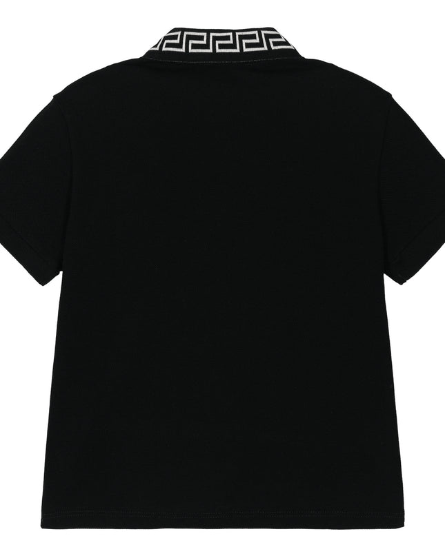 Black Logo Polo