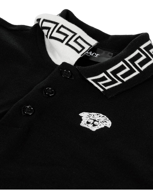Black Logo Polo