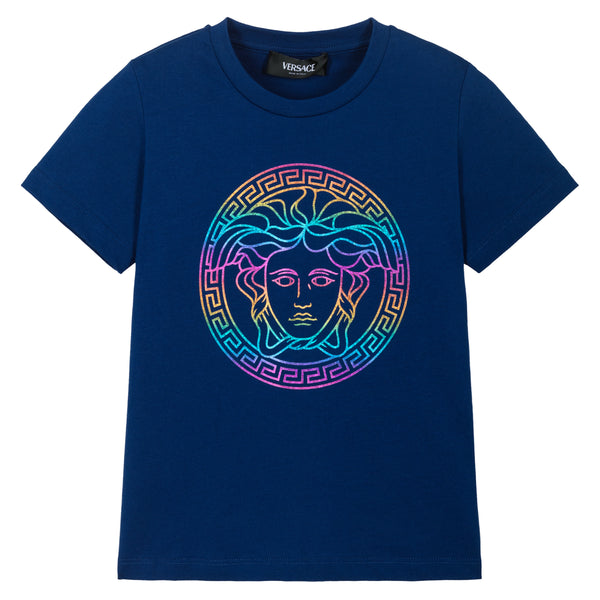 versace-Blue_Medusa_Cotton_T-