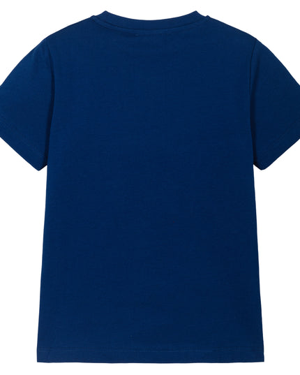 Blue Medusa Cotton T-Shirt