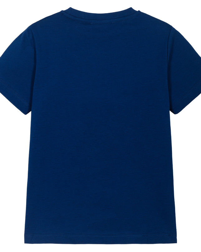 Blue Medusa Cotton T-Shirt
