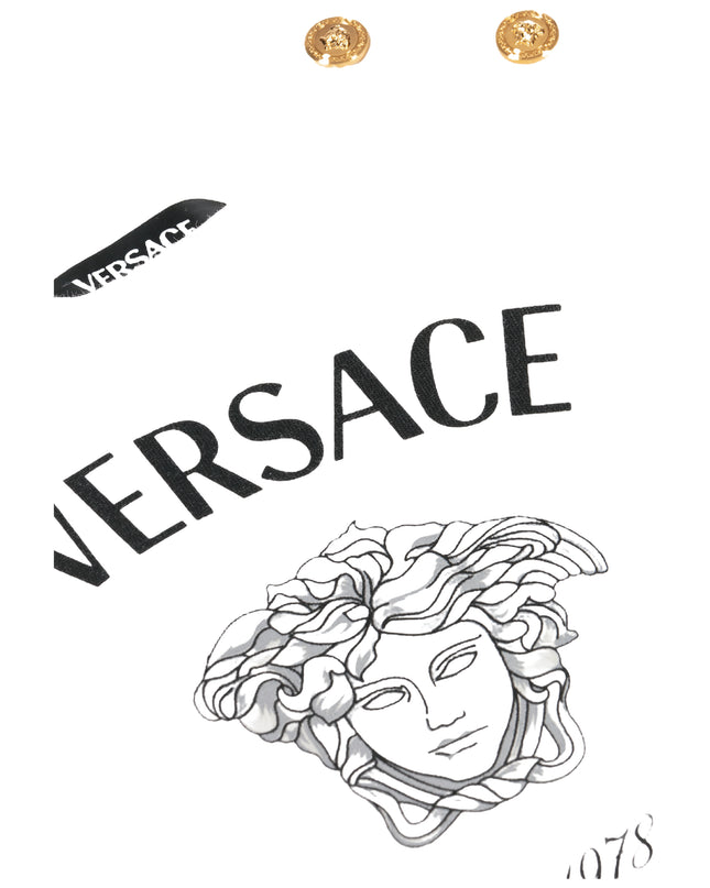 White & Black Medusa Dress