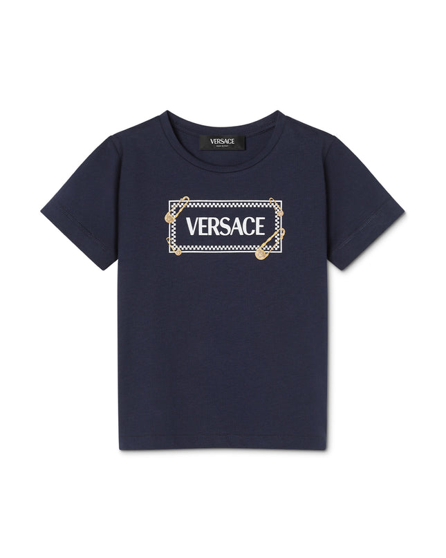 kidsatelier-versace-Safety-Pin-Logo-Kids-T-Shirt