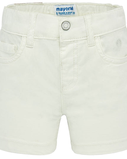 BABY Mayoral-206-93-Natural-Basic 5 pockets twill shorts