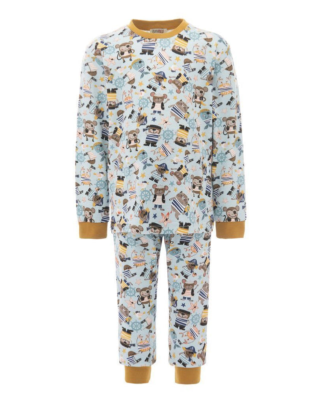 BANBLU-PIRATE CREW PRINT PJ SET-BB22008-BLUE