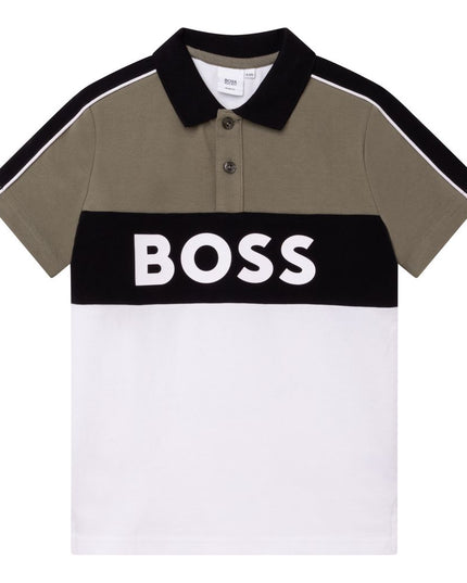 BOSS-KB-WHITE-SHORT SLEEVE POLO-J25N60-10B