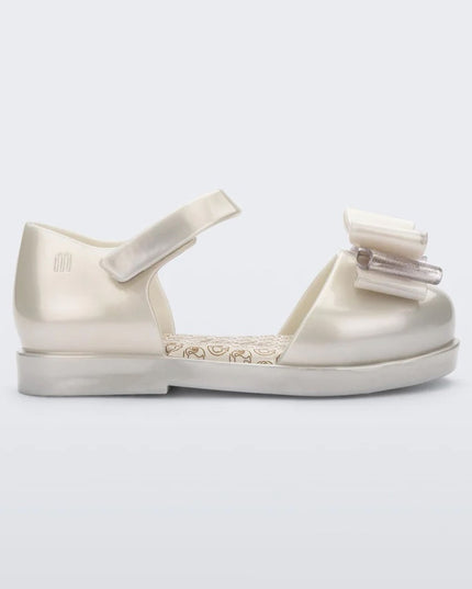 Melissa-Mini Melissa Amy + Barbie BB-35697-AR616-White Metallic