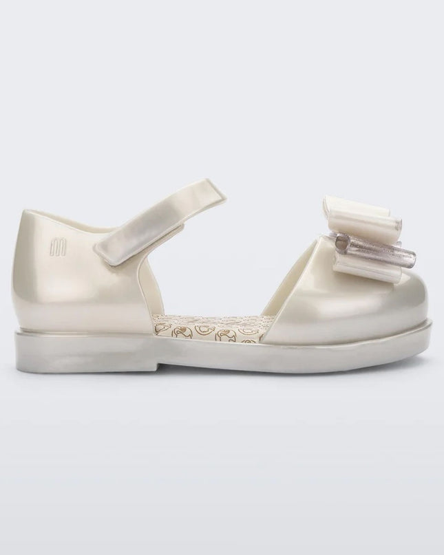Melissa-Mini Melissa Amy + Barbie BB-35697-AR616-White Metallic