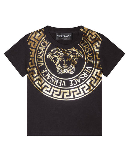 VERSACE-T-SHIRT-1000152-1A01341-2B130-BLACK+GOLD