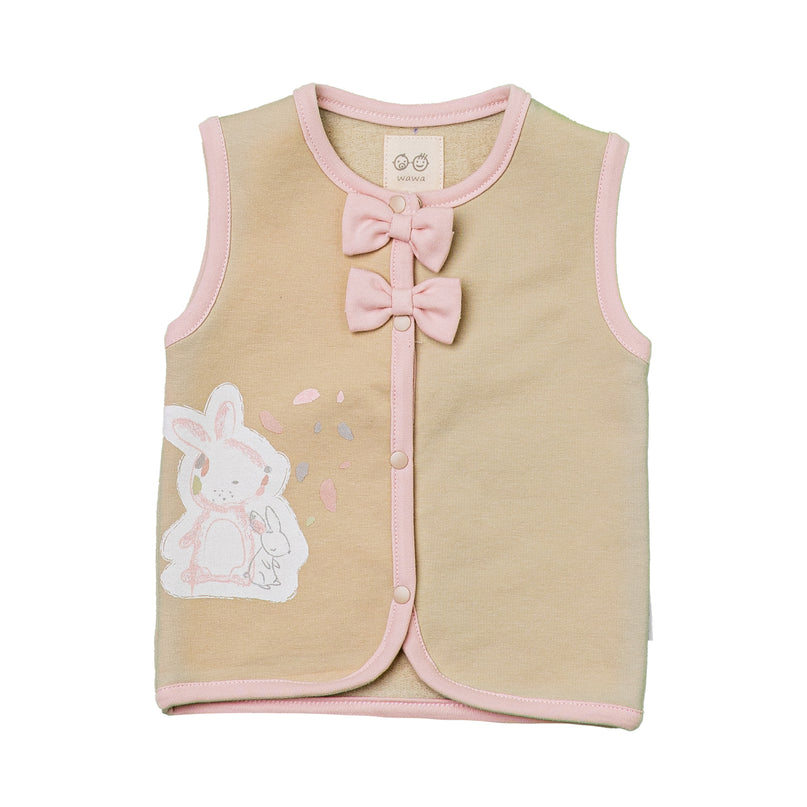 Andywawa-AC24072-KHAKI-VEST BABY CASUAL