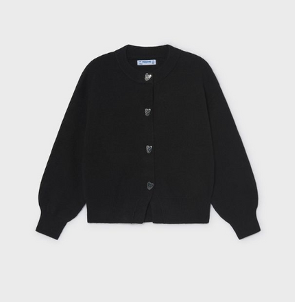 Mayoral-4326-13-Black     -Knitting cardigan